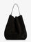 Toteme Suede Belted Tote - Espresso