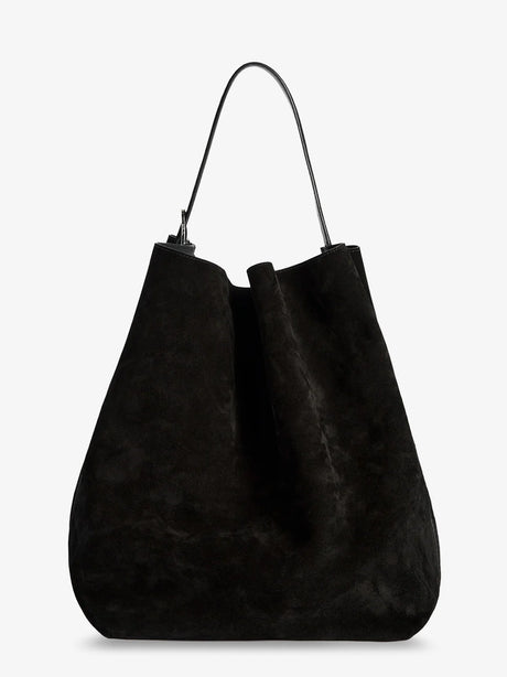 Toteme Suede Belted Tote - Espresso