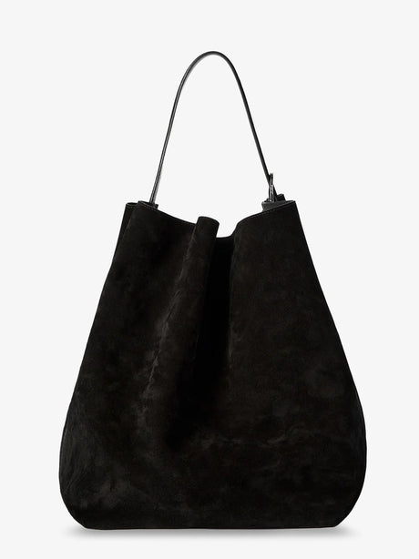Toteme Suede Belted Tote - Espresso