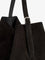 Toteme Suede Belted Tote - Espresso