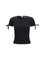 Burberry Cotton lace-detail T-shirt - Black