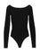 AlaïA Ribbed Knit Bodysuit - Black