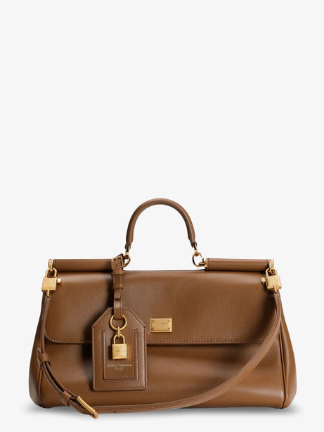 Dolce & Gabbana My Sicily leather crossbody bag - Caramello