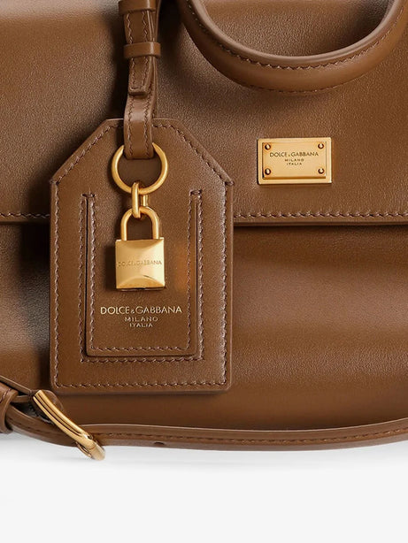 Dolce & Gabbana My Sicily leather crossbody bag - Caramello