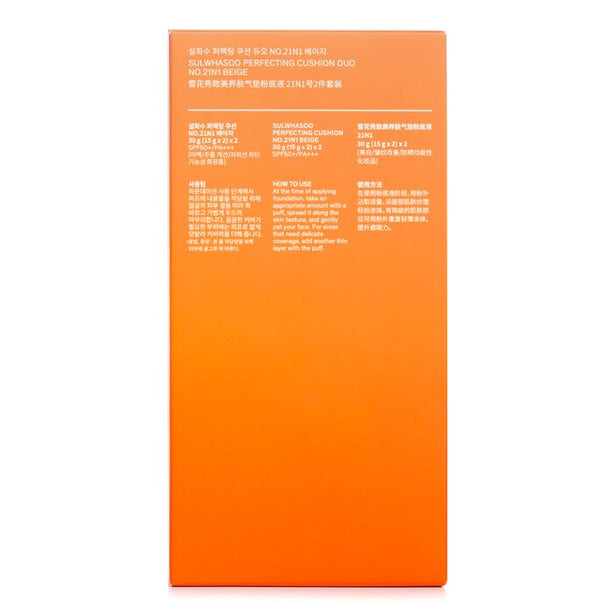 Perfecting Cushion Spf 50 Duo - # 21n1 - (15gx 2)x2