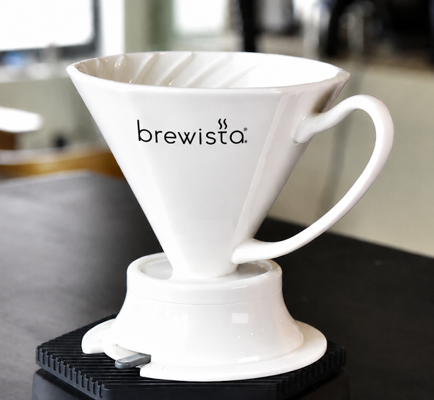 Smart Brew Porcelain Cone Steeping Filter-White