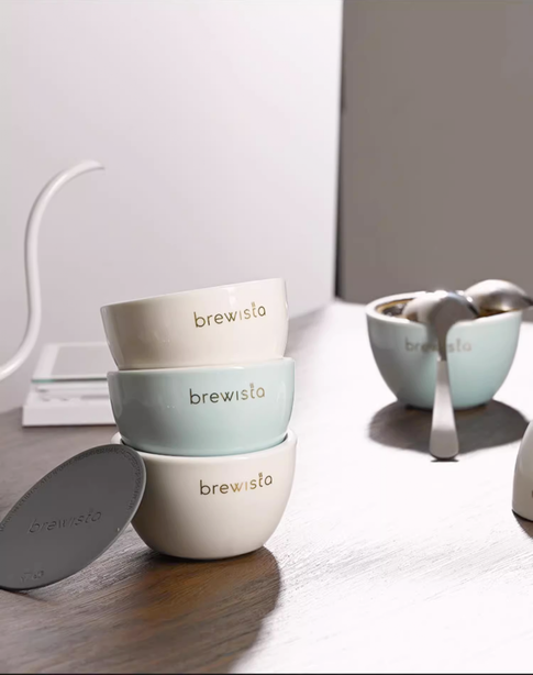 New Cupping Bowl-Slicon Lid Attached
