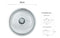CORNINGWARE Clear Glass Cover Lid 16cm
