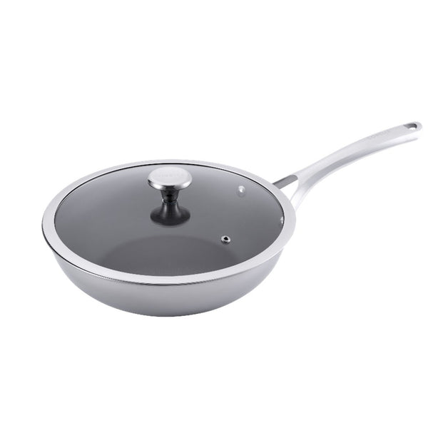 CORELLE DuraNano Wok Pan 28cm with Lid