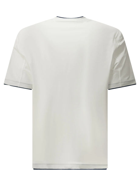 Brunello Cucinelli Crewneck T-shirt with logo - White