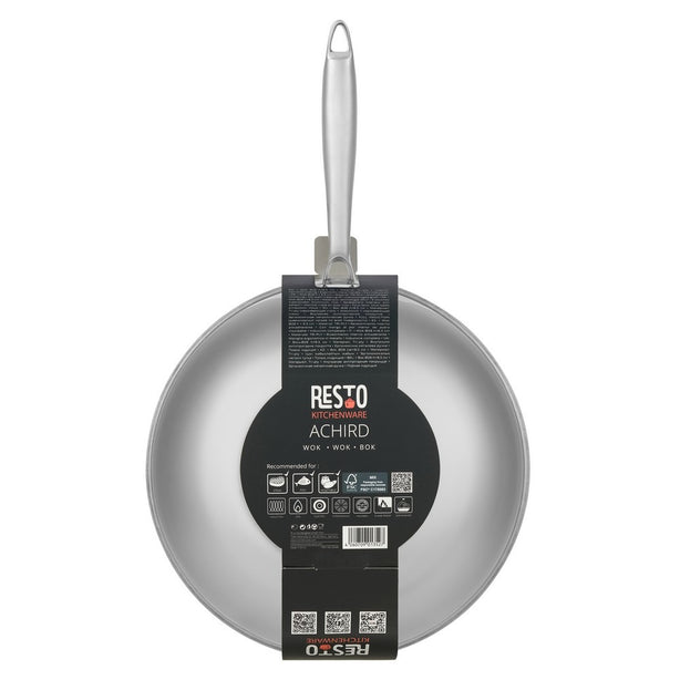Resto Kitchenware Achird 95349 Wok Diameter 28cm h=7.5cm