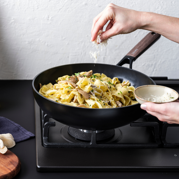 Greenpan Eco Smartshape 28cm Open Wok (Dark Wood)