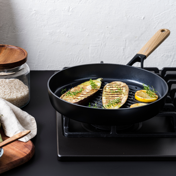 Greenpan Eco Smartshape 28cm Grillpan (Light Wood)