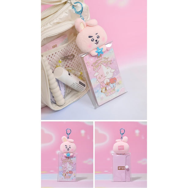 BT21 Beyond The Sky Transparent Plush Pouch Keyring Set(International Shipping)