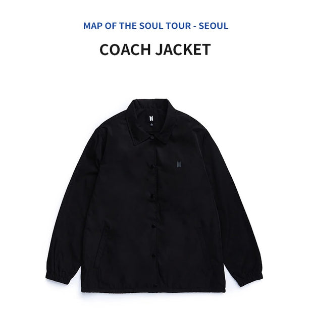 BTS 防弾少年団 COACH JACKET BTS MAP OF THE SOUL Coach Jacket (International Shipping