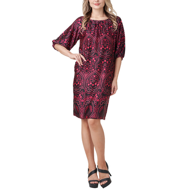 Joan Allen Geometric Print Dress
