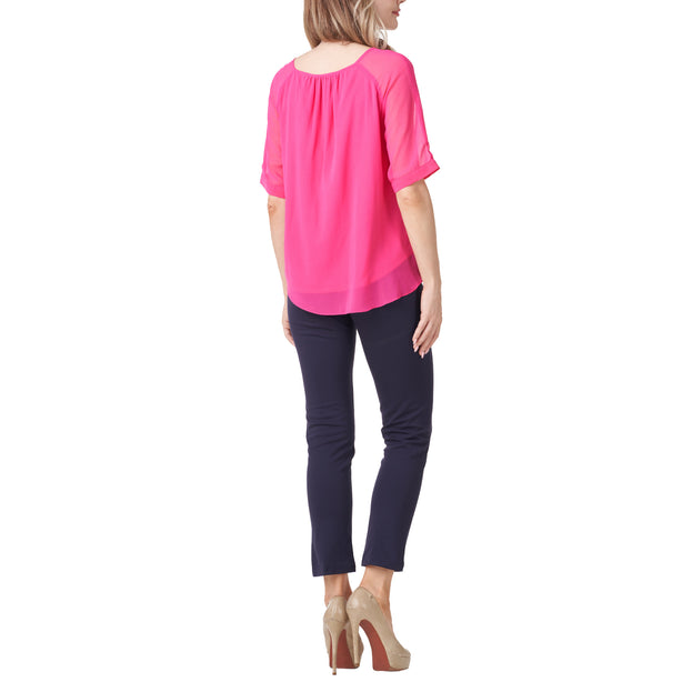 Joan Allen Chiffon Blouse