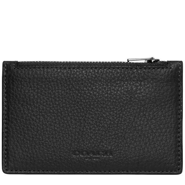 Coach Zip Card Case - Black C4280