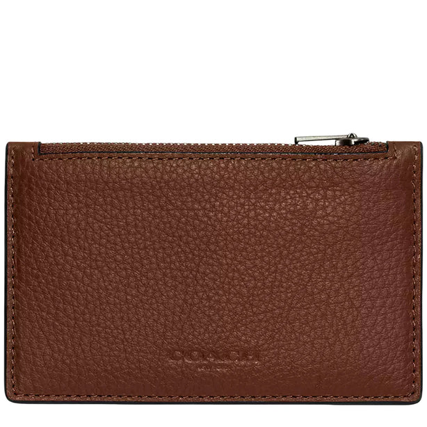 Coach Zip Card Case - Saddle C4280