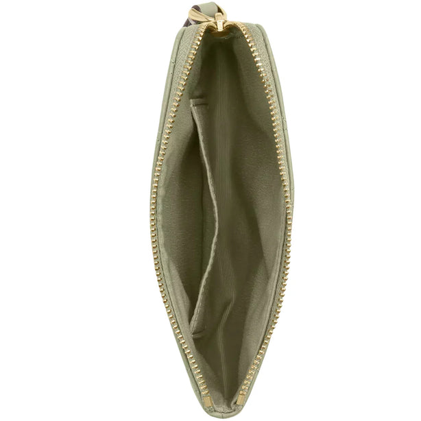 Coach Corner Zip Wristlet With Quilting - Pistachio CEF80
