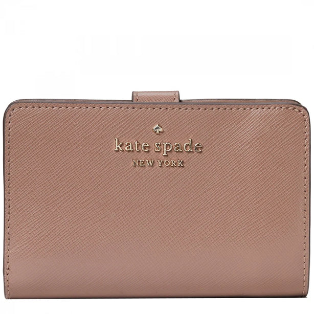 Kate Spade Staci Medium Compact Bifold Wallet - Dusk Cityscape WLR00128