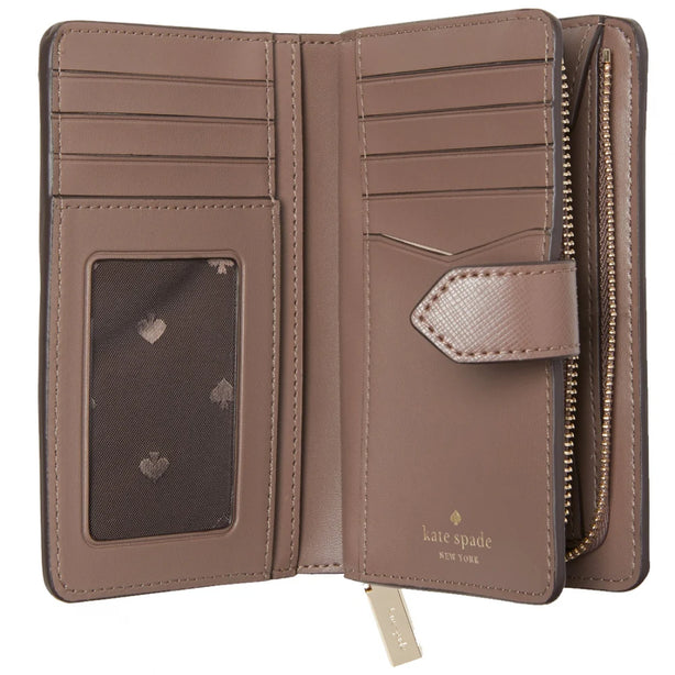 Kate Spade Staci Medium Compact Bifold Wallet - Dusk Cityscape WLR00128