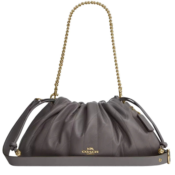 Coach Faye Large Shoulder Bag With Quilting - Slate CCZ58