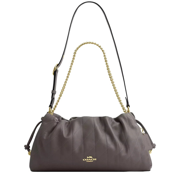 Coach Faye Large Shoulder Bag With Quilting - Slate CCZ58