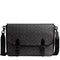 Coach Hitch Messenger Bag In Signature Canvas Bag - Charcoal CAH92