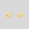 FERRAGAMO Gancini Small Earrings In Gold Color RS-770395