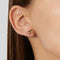 FERRAGAMO Gancini Small Earrings In Gold Color RS-770395