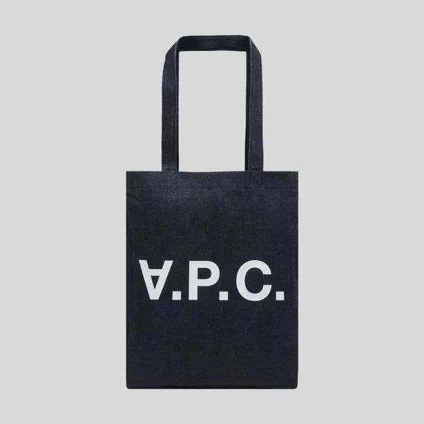 A.P.C. Laure Unisex Shopping Tote Bag Indigo RS-COHIZ-M61445
