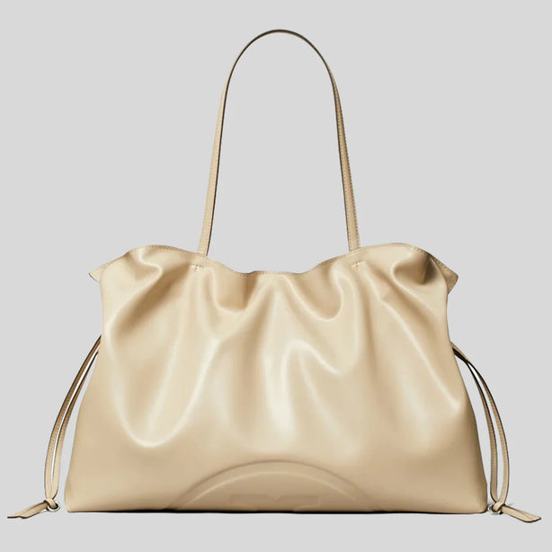 TORY BURCH Ella NATUURA™ Drawstring Tote Light Stone RS-178767