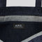 A.P.C. Laure Unisex Shopping Tote Bag Indigo RS-COHIZ-M61445