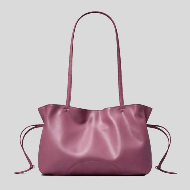 TORY BURCH Small Ella NATUURA™ Drawstring Tote Plum Haze RS-178768