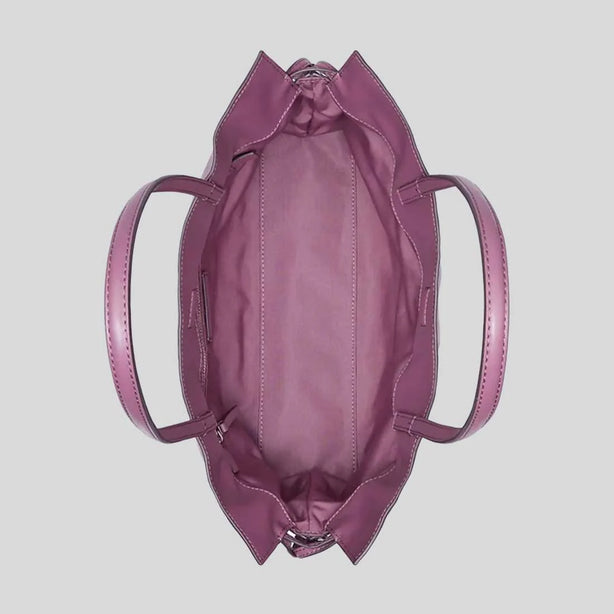 TORY BURCH Small Ella NATUURA™ Drawstring Tote Plum Haze RS-178768
