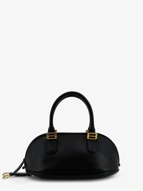Balenciaga Bowling Bolero leather handbag - Blackplum