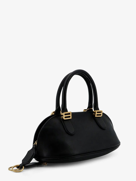 Balenciaga Bowling Bolero leather handbag - Blackplum