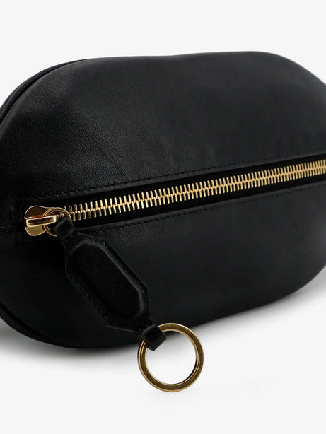 Balenciaga Bowling Bolero leather handbag - Blackplum