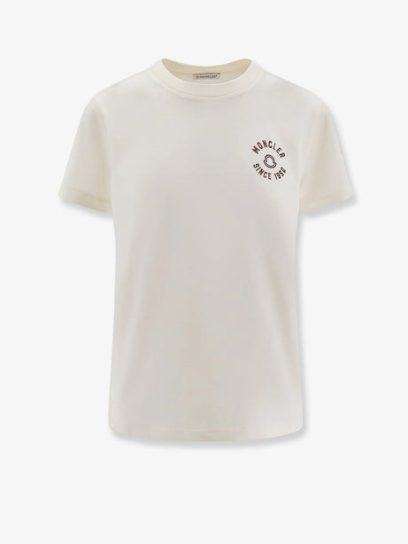 Moncler Organic cotton t-shirt - Bianco