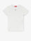 Diesel T-UNCUTIESLONG-OD cotton blend T-shirt - Bianco