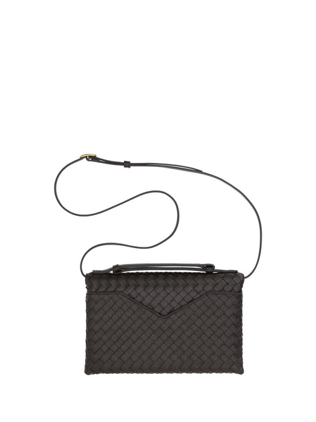 Bottega Veneta Knot Lock Shoulder Bag - Fondant-M Brass