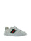 Gucci Leather Sneakers - Gr.Whi/Vrv/Green Ace