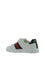 Gucci Leather Sneakers - Gr.Whi/Vrv/Green Ace