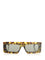 AlaïA Mask Sunglasses - Brown
