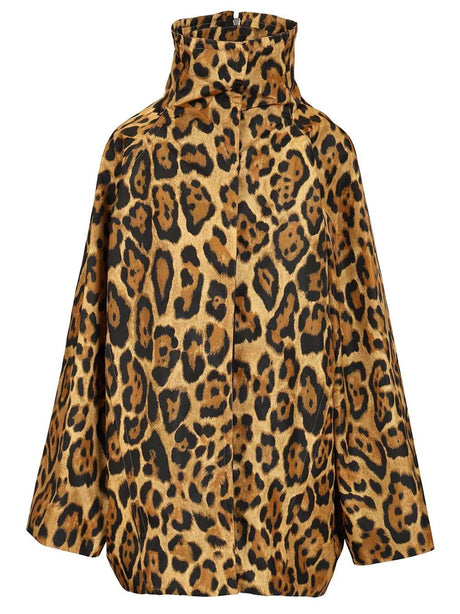 AlaïA Twill Coat - Animal Print