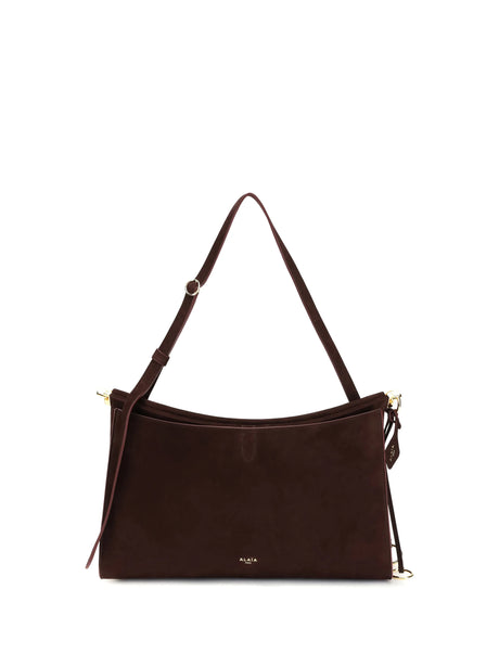 AlaïA Le Click Pocket Shoulder Bag - Burgundy