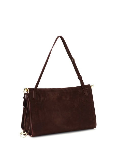 AlaïA Le Click Pocket Shoulder Bag - Burgundy