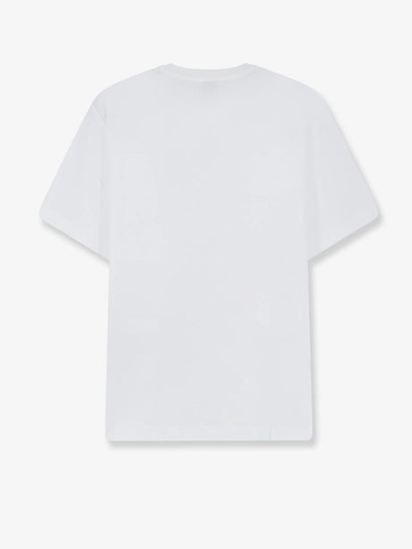 Pinko Cotton T-shirt with Love Birds logo on the front - Bianco