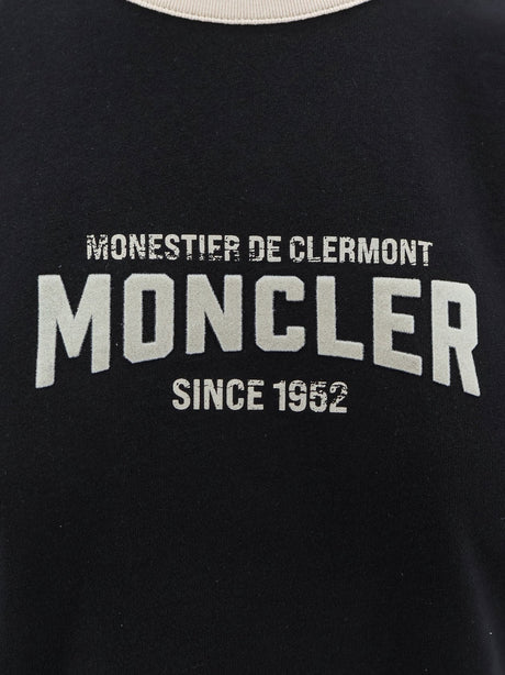 Moncler Organic cotton t-shirt - Nero